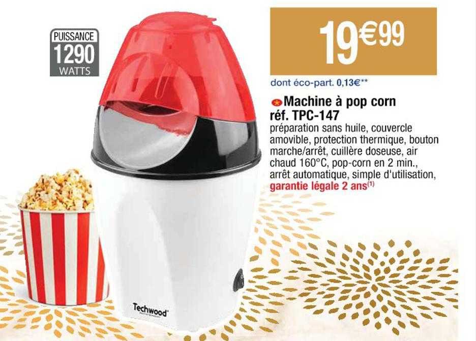 Machine à Pop Corn Techwood