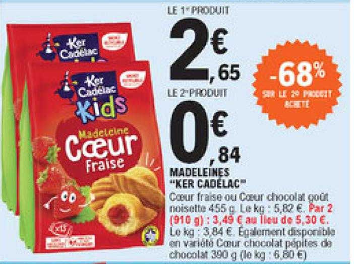 madeleines "ker cadélac"