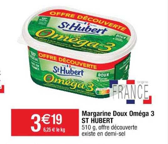 margarine doux oméga 3 st hubert