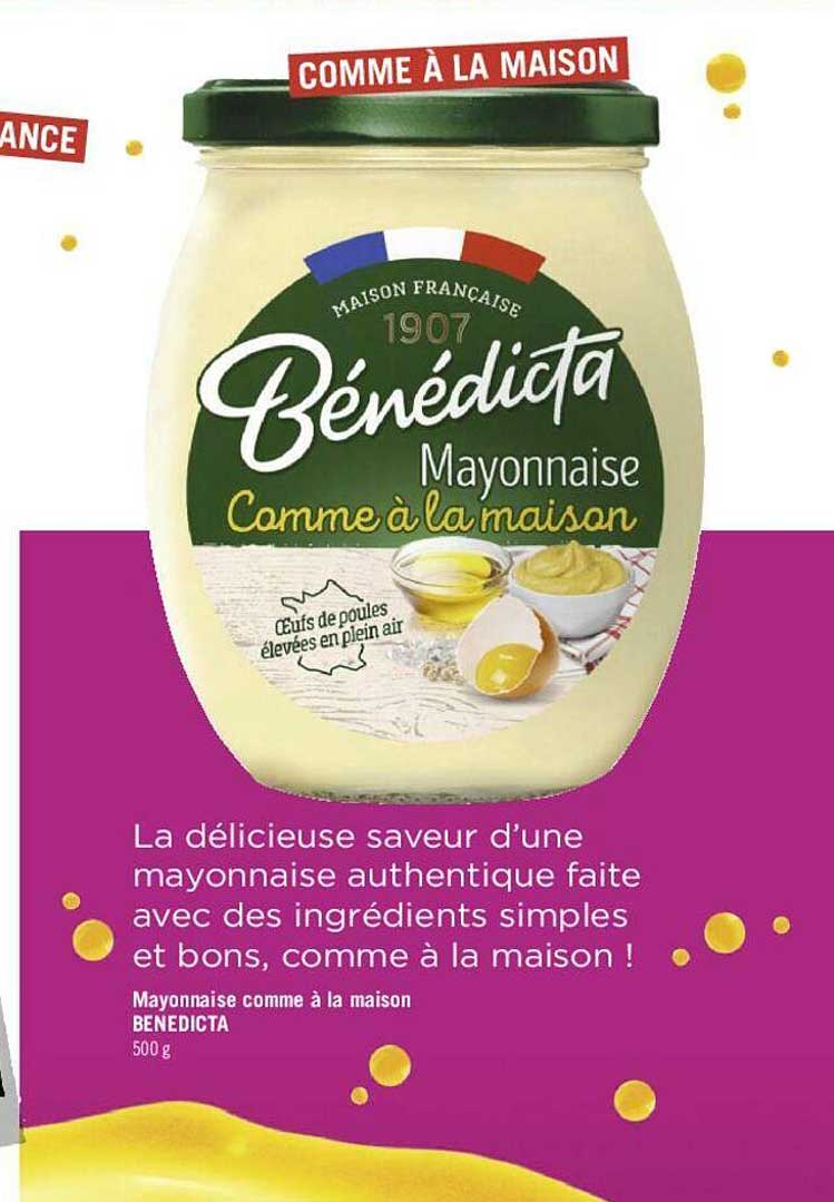 mayonnaise comme à la maison bénédicta