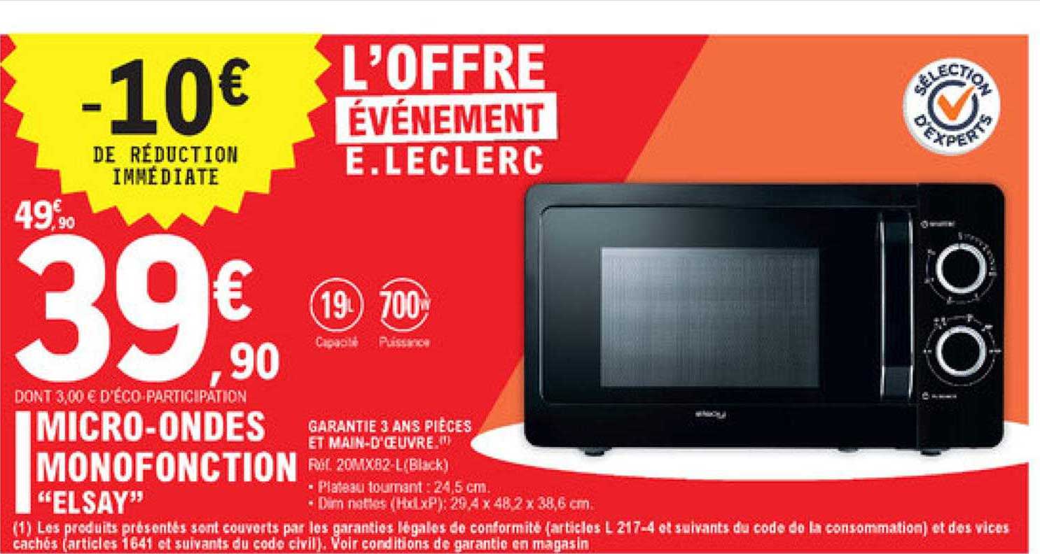 micro-ondes monofonction "elsay"