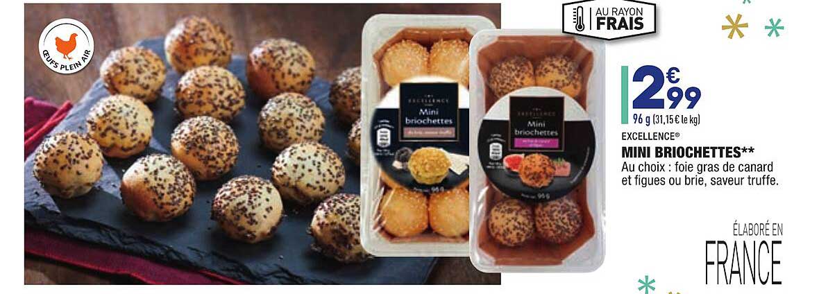 Mini Briochettes Excellence