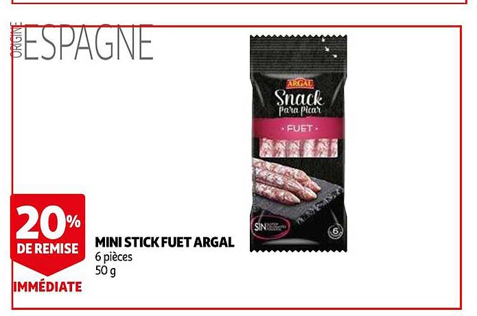 Mini Stick Fuet Argal