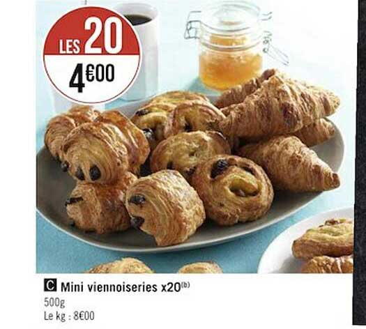 mini viennoiseries x20