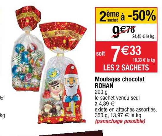 moulage chocolat rohan