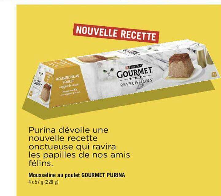 Mousseline Au Poulet Gourmet Purina