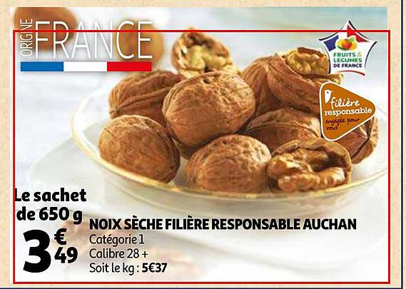 Noix Sèche Filière Responsable Auchan