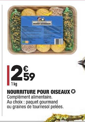 nourriture pour oiseaux
