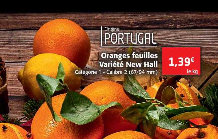 oranges feuilles variété new hall