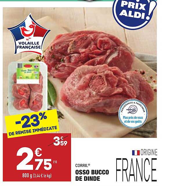 osso bucco de dinde corril