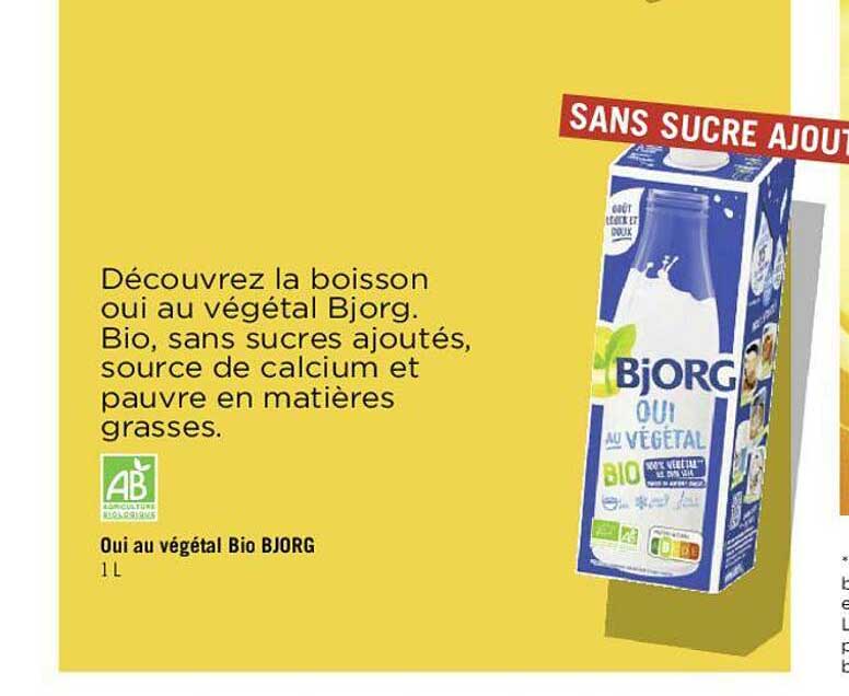 oui au végétal bio bjorg