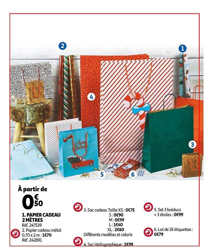 papier cadeau 2 mètres