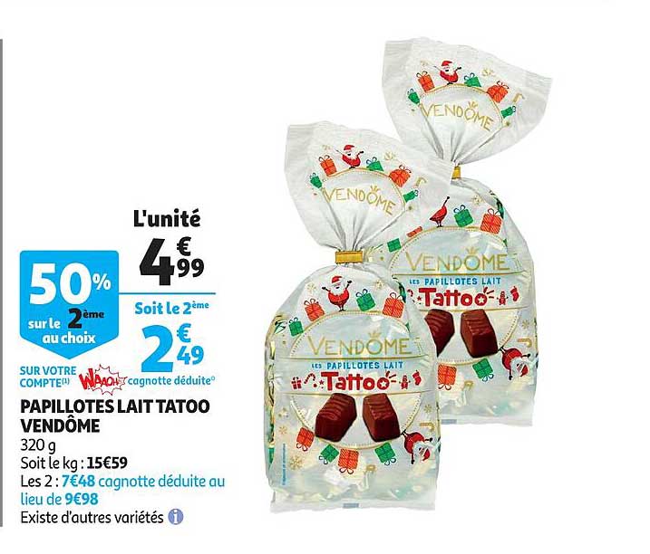 papillotes lait tatoo vendôme