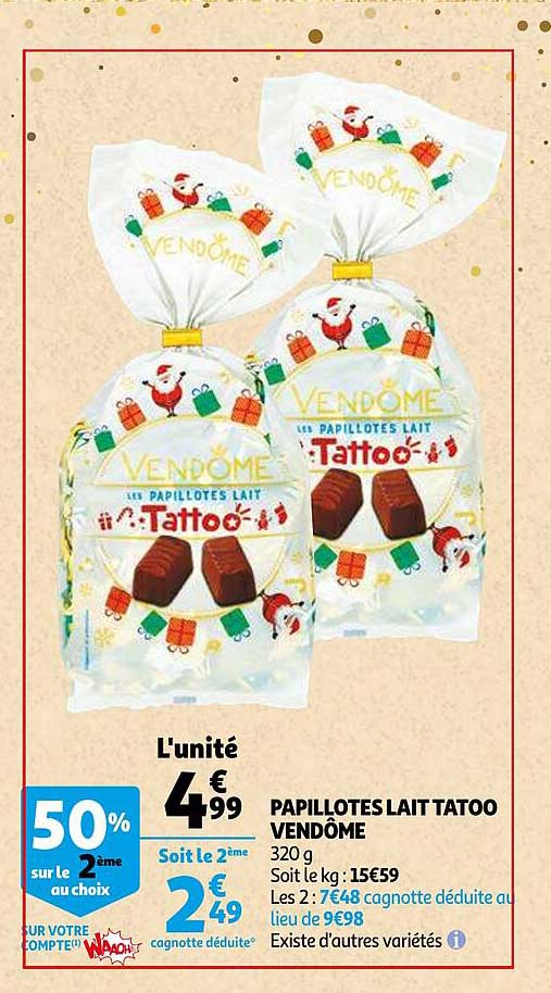 papillotes lait tatoo vendôme