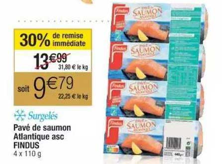 Pavé De Saumon Atlantique Asc Findus