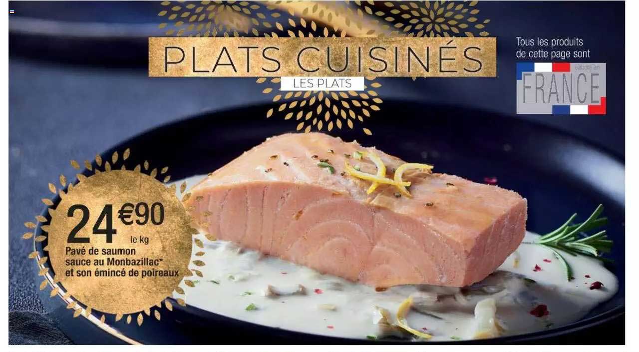 Pavé De Saumon Sauce Au Monbazillac Et Son émincé De Poireaux