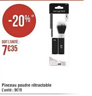 Pinceau Poudre Rétractable
