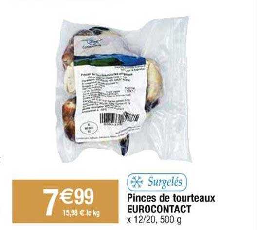 pinces de tourteaux eurocontact