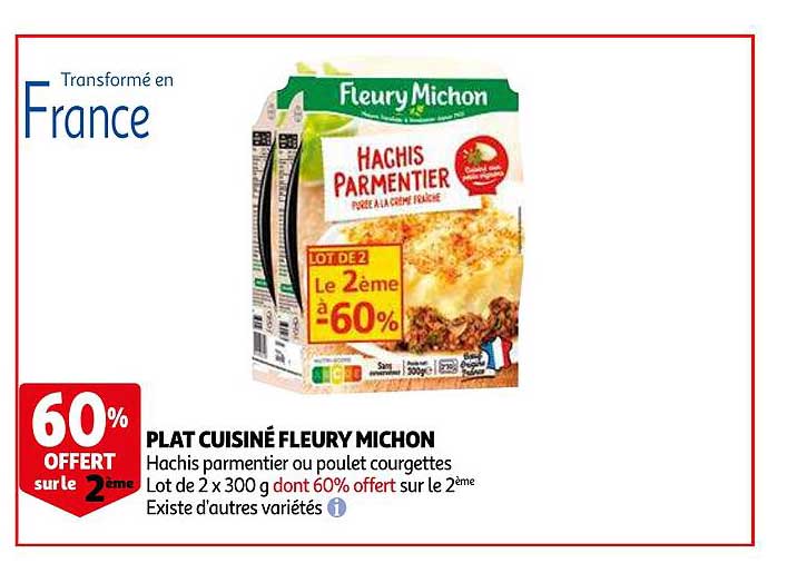plat cuisiné fleury michon