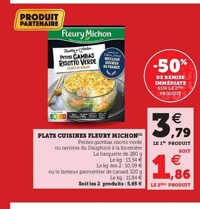 plats cuisinés fleury michon