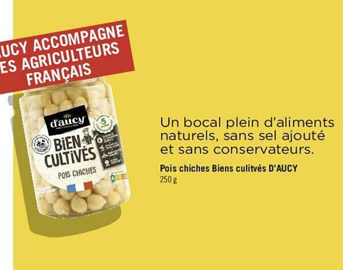 pois chiches biens cultivés d'aucy