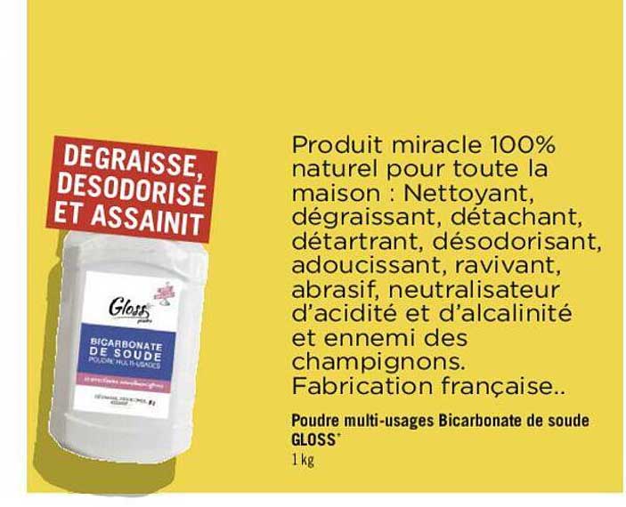 poudre multi-usages bicarbonate de soude gloss
