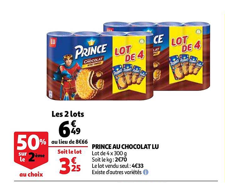 Prince Au Chocolat Lu