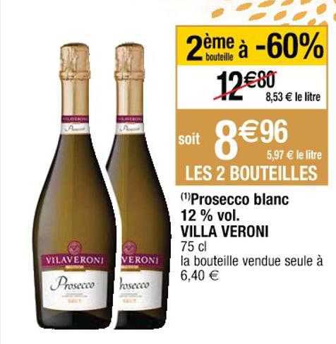 prosecco blanc 12% vol. villa veroni