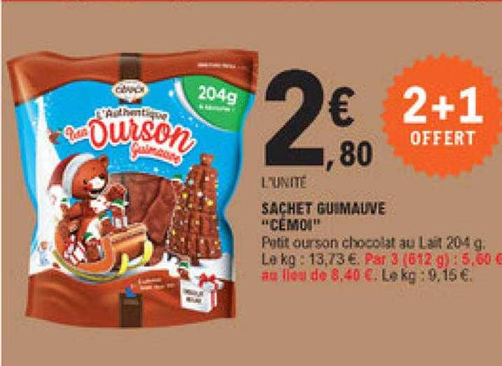 Sachet Guimauve "cémoi"