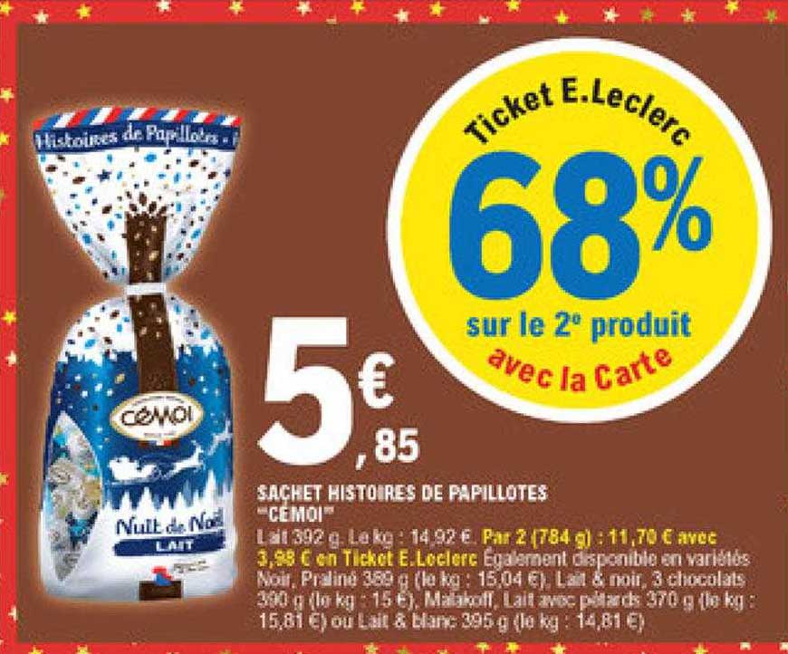 sachet histoires de papillotes "cémoi"