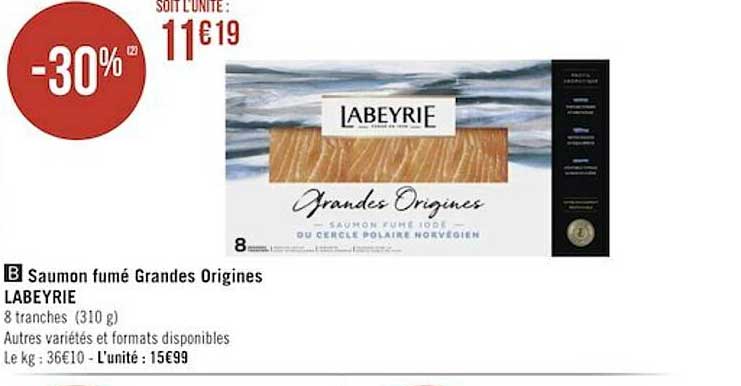 saumon fumé grandes origines labeyrie