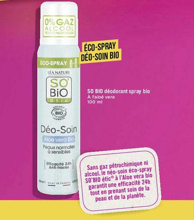 So Bio Déodorant Spray Bio