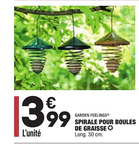 spirale pour boules de graisse garden feelings