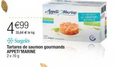 tartares de saumon gourmands appeti'marine