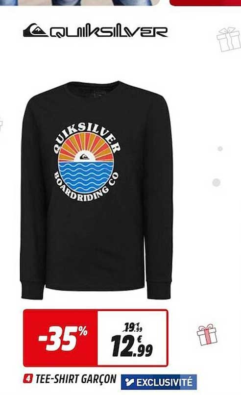 tee-shirt garçon quiksilver