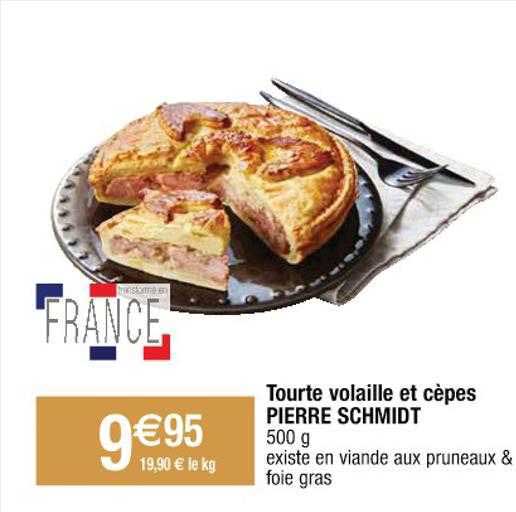 tourte volaille et cèpes pierre schmidt