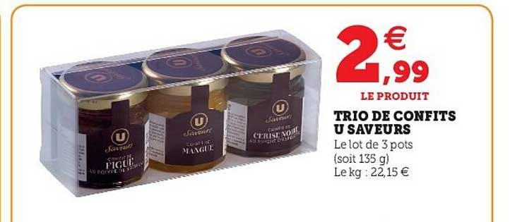 Trio De Confits U Saveurs