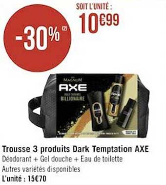 trousse 3 produits dark temptation axe