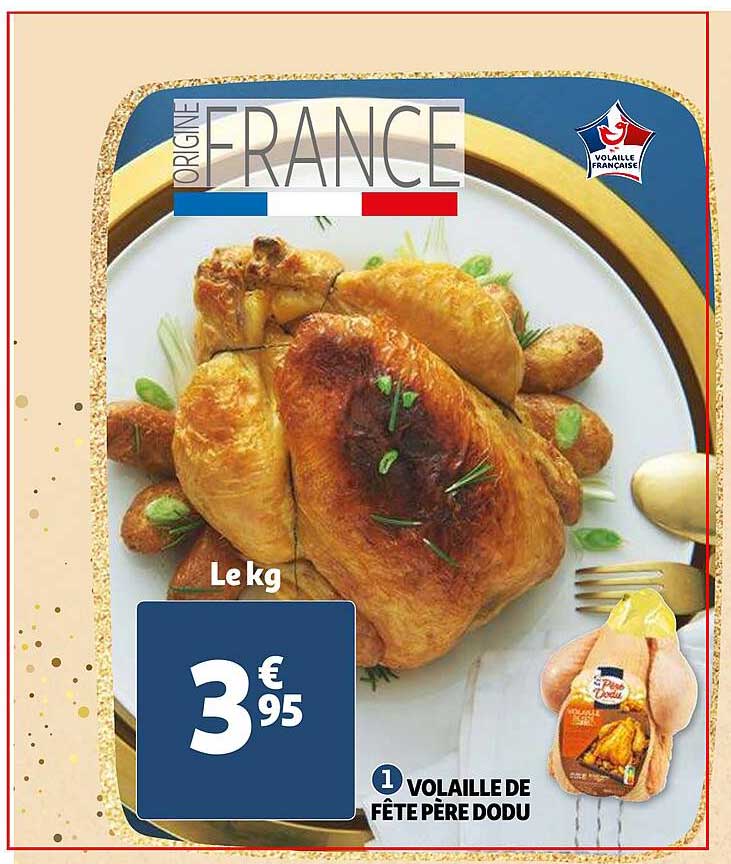 volaille fête père dodu