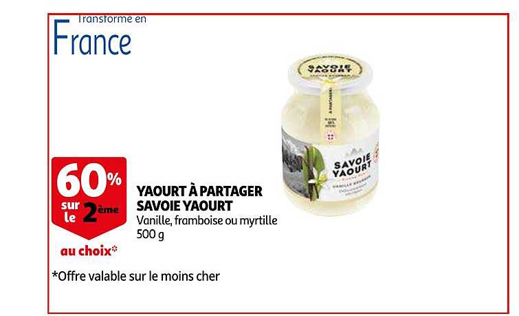 yaourt à partager savoie yaourt