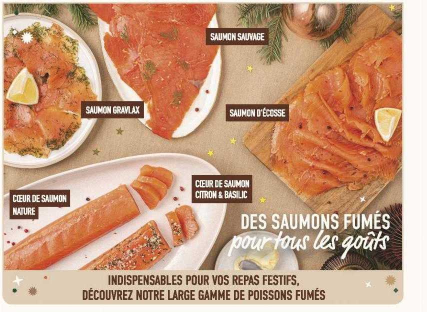 cœur de saumon nature, saumon gravlax, saumon sauvage, saumon d'écosse, cœur de saumon citron & basilic