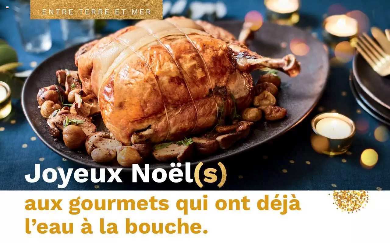 joyeux noël aux gourmets qui ont déjà l'eau à la bouche