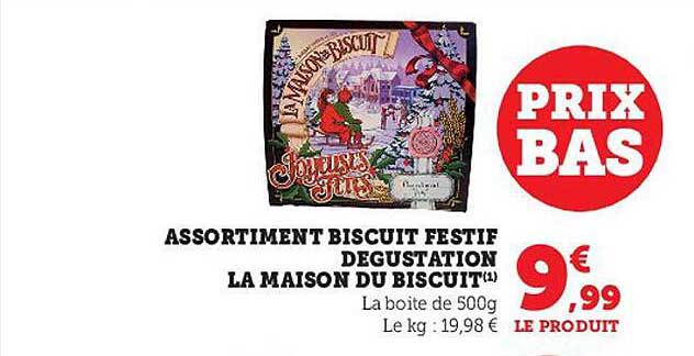 assortiment biscuit festif dégustation la maison du biscuit