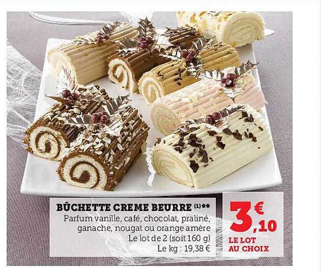 Bûchette Crème Beurre