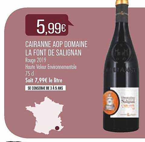 cairanne aop domaine la font de salignon