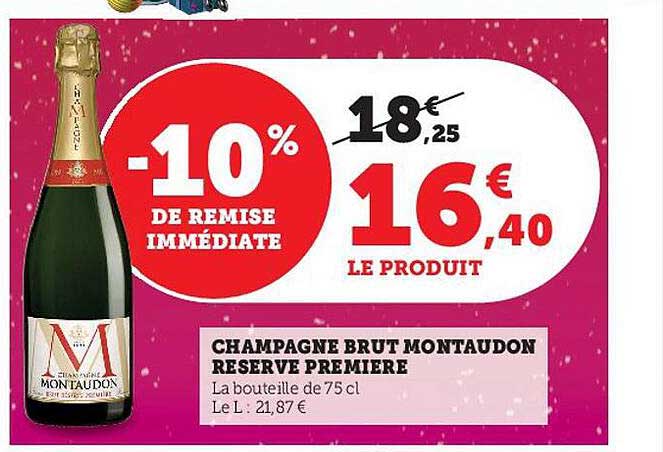 Champagne Brut Montaudon Reserve Première