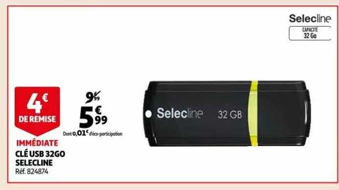 clé usb 32go selecline