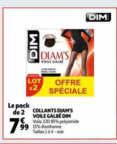 collants diam's voile galbé dim