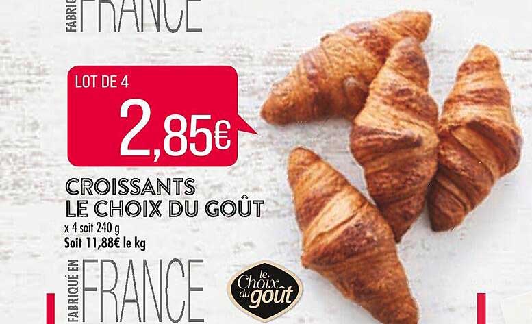 Croissants Le Choix Du Goût