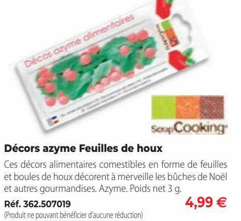 décors azyme feuilles de houx